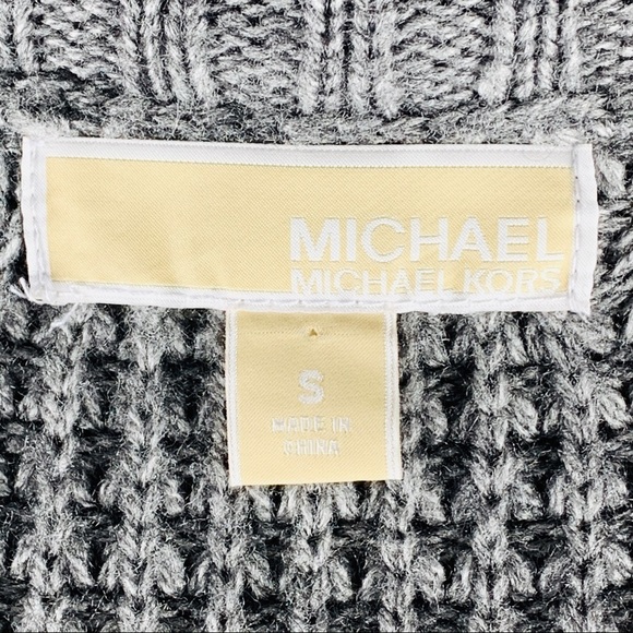 Michael Michael Kors Knit Cardigan Gray Women SM - Picture 6 of 7
